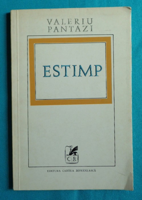 Valeriu Pantazi &ndash; Estimp ( volum debut )