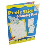 Carte de Colorat Peel And Stick 2, Carti pentru Copii, Editura Alligator Books, 2023, Limba Engleza