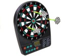 Joc de darts electronic cu display, 18 jocuri, 3 sageti, 2-8 jucatori, LeanToys, 1654