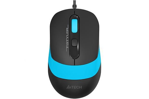 Mouse optic cu fir A4Tech FM10 1600DPI USB albastru