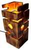 Decoratiune din lemn cu decupaje pentru masa - cod aac0356