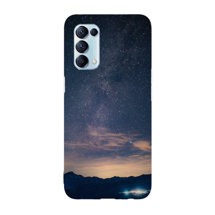 Husa compatibila cu Oppo A15s model Mountain Village, Silicon, TPU, Viceversa
