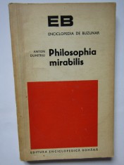 Anton Dumitriu - Philosophia mirabilis