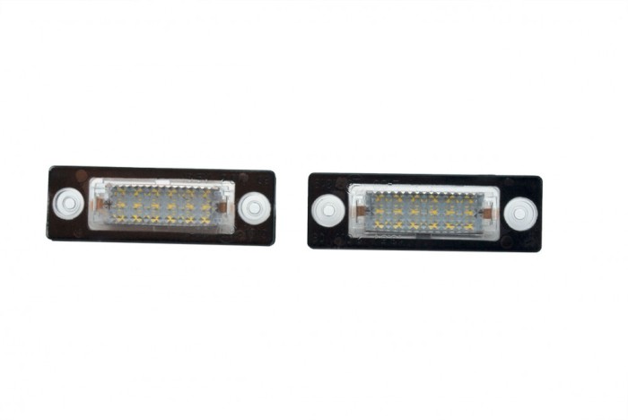 Set 2 Lampi LED placute numar Volkswagen Caddy, Golf plus, Jetta, Transporter, Touran si Passat