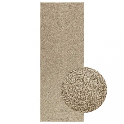 vidaXL Covor ZIZUR aspect iută, 80x200 cm, pentru interior și exterior 4010403 foto