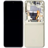Display telefon Samsung Galaxy Z Flip 3 5G (F11) Service Pack (Cream) (Inner)