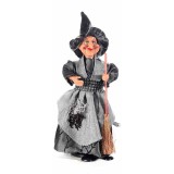 Cumpara ieftin Figurina Halloween Vrajitoare Befana cu recipient pentru dulciuri II cm 12x11x30 H