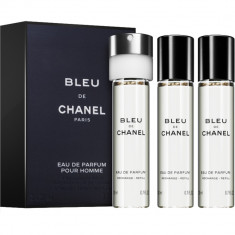 Bleu de Chanel Twist and Spray Rezerve Apa de parfum Barbati 3X20 ml foto