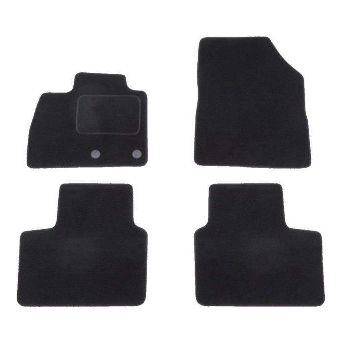Set covorase auto mocheta Velor RENAULT SCENIC/GRAND SCENIC, 10.2016-, negru,
