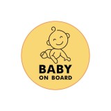 Abtibild &quot;BABY ON BOARD&quot; Cod: TAG 046 / T2 Automotive TrustedCars, Oem