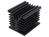 Radiator Extrudat Negru 100mm x 80mm x 78.6mm 0.7K/W