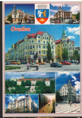 CPI B12435 CARTE POSTALA - ORADEA. ZONA CENTRALA, MOZAIC foto