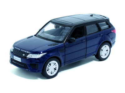 Macheta auto Land Rover Range Rover Sport albastru, pull back, 1:36 Tayumo foto