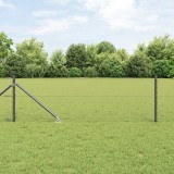 VidaXL Gard Hexagonal Gri 0.6x100 m Oțel