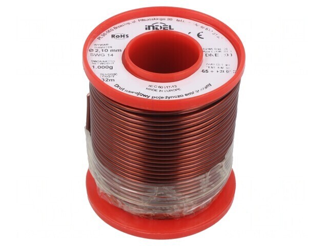 S&acirc;rmă emailată 2,1mm 1kg Cu
