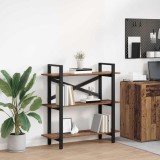 VidaXL Raft pentru cărți Lemn Vechi 100 x 33,5 x 102 cm Lemn compozit 883950