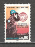 O.N.U.Geneva.1989 Trupele ONU ptr. pace-PREMIUL NOBEL SN.570, Nestampilat