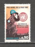 O.N.U.Geneva.1989 Trupele ONU ptr. pace-PREMIUL NOBEL SN.570, Nestampilat