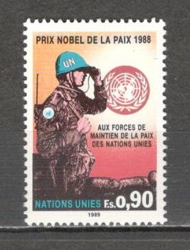 O.N.U.Geneva.1989 Trupele ONU ptr. pace-PREMIUL NOBEL SN.570 foto