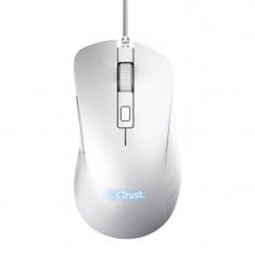 Mouse Trust GXT924W YBAR+ 25600 DPI, alb foto