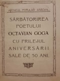 OCTAVIAN GOGA: ANIVERSAREA DELA ARAD, decembrie 1931