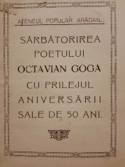 OCTAVIAN GOGA: ANIVERSAREA DELA ARAD, decembrie 1931 foto