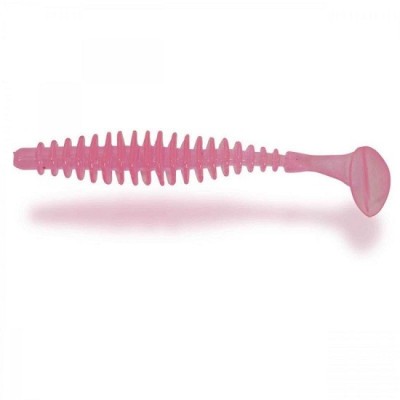 Grub Quantum Magic Trout T-Worm Paddler 5.5cm culoare Neon Pink foto