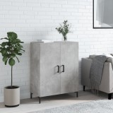 vidaXL Servantă, gri beton, 69,5x34x90 cm, lemn compozit