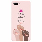 Husa silicon pentru Xiaomi Mi 8 Lite, Girls Supportgirls