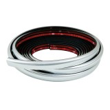 Banda ornament crom adeziva profil L - 5m x 15mm Garage AutoRide