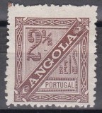 Angola 1894 - Serie COMPLETĂ, F.F.RARA, Stare F. bună (vezi poze), cu Șarnieră, MH