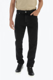 Cumpara ieftin Blugi barbati Dad cu croiala Regular Fit si talie medie negru, W32 L32, Calvin Klein Jeans