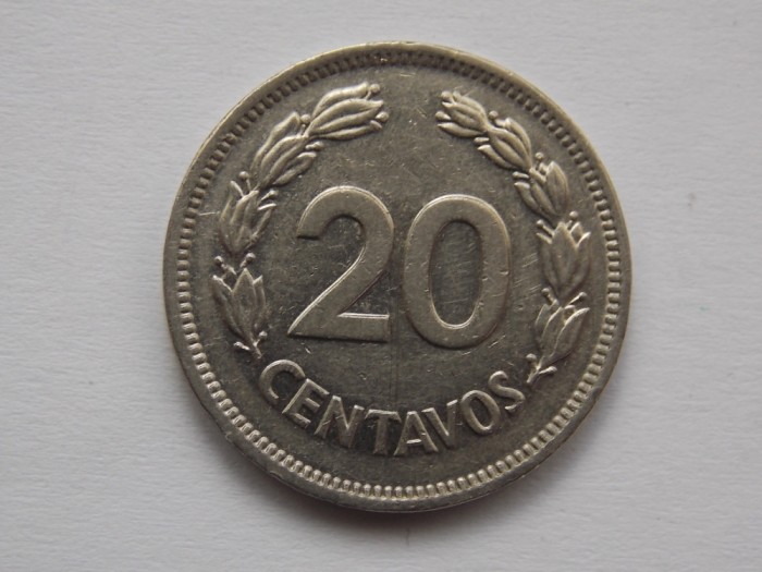 20 CENTAVOS 1978 ECUADOR
