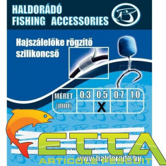 Haldorado - Tub silicon fixare inaintas fir de par 0,5mm 1buc/plic