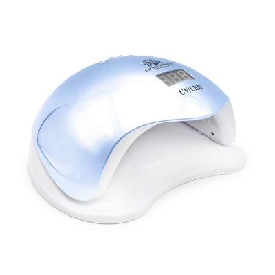 Lampa unghii LED/UV L-1100, Global Fashion, 72W, display digital, albastra foto