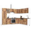 VidaXL Set de dulapuri de bucătărie 14 piese &bdquo;Porto&rdquo; Lemn vechi lemn 3314999