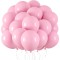 Set 10 baloane din latex, flippy, model party, 13 cm, 1 g, roz