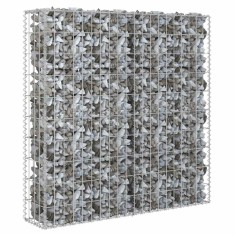 Perete gabion cu capace, 80 x 20 x 100 cm, otel galvanizat