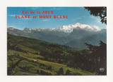 FA21-Carte Postala- FRANTA - Plane Et Mont Blanc, circulata 2014, Fotografie