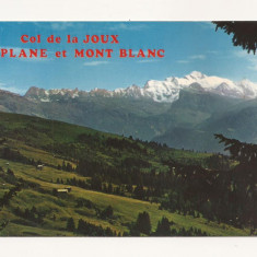 FA21-Carte Postala- FRANTA - Plane Et Mont Blanc, circulata 2014
