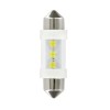 Bec tip LED 12V sofit cu 3 leduri 10x36mm SV85-8 (C5W) 2buc - Alb Garage AutoRide, Lampa