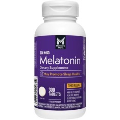 Supliment Alimentar, Member&amp;#039;s Mark, Melatonina, 10mg, pentru un Somn Linistit si pentru Reducerea Stresului Cotidian, 300 tablete