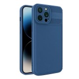 Husa cross compatibila cu apple iphone 14 pro max, super camera protect htpmag, navy