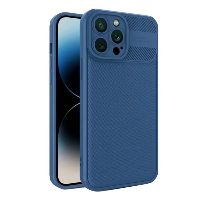 Husa cross compatibila cu apple iphone 14 pro max, super camera protect htpmag, navy foto