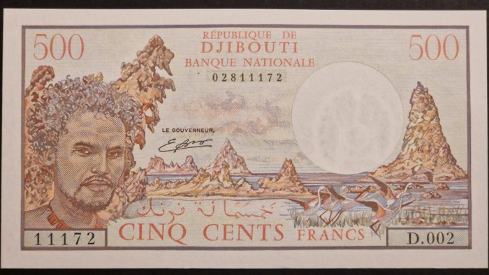 Djibouti 500 Franci 1979-1988 UNC