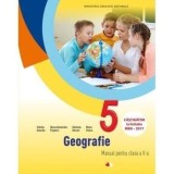 Geografie. Manual pentru clasa a V-a (contine CD) (carte cu defect minor)/Violeta Dascalu, Diana Alexandra Popovici, Stefania Omrani, Maria Stoica, Litera Educational