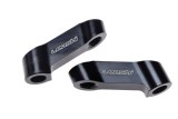 Extensii Oglinzi Moto Negre, Set Complet, Filet M10 M8, Aluminiu, Universal