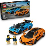 LEGO&reg; Speed Champions - Lamborghini Revuelto si Hurac&aacute;n STO 77238, 607 piese