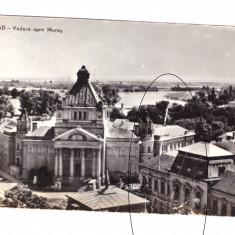 CP Arad - Vedere spre Mures, RPR, circulata 1964, uzata