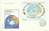 Romania 1983 - FDC colita nedantelata CSCE Madrid - LP 1086 X4